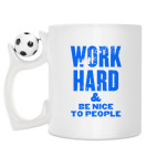 Кружка с футбольным мячиком