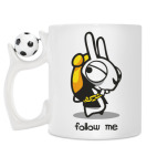 Кружка с футбольным мячиком