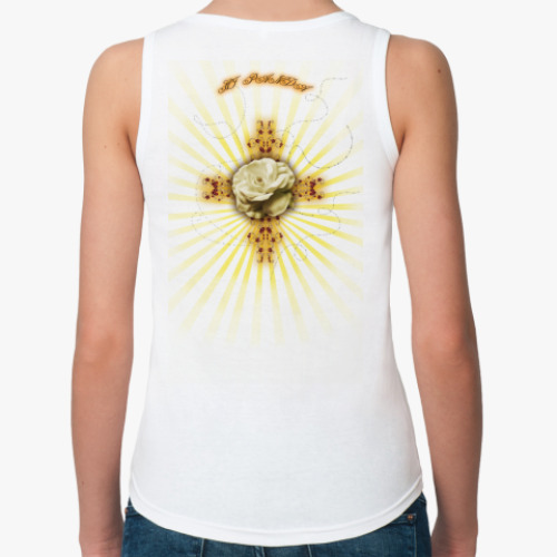 Женская майка с принтом черепа