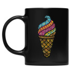 Кружка цветная UV-DTF