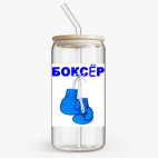 Банка с бамбуковой крышкой