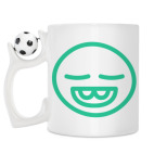 Кружка с футбольным мячиком