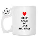 Кружка с футбольным мячиком