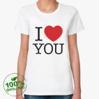 Женская футболка органик