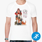 Мужская спортивная футболка