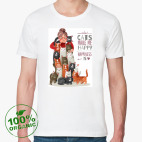 Мужская футболка органик