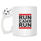 Кружка с футбольным мячиком