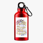 Металлическая бутылка 400 мл UV-DTF