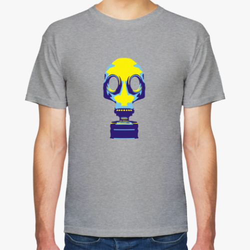 Футболка с принтом Кислотный противогаз