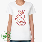 Женская футболка органик