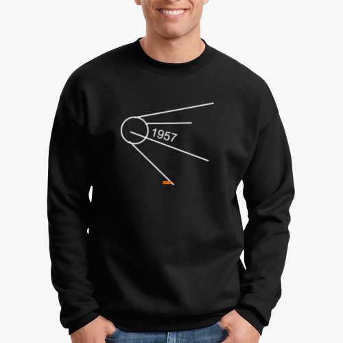 Свитшот с принтом Спутник (Sputnik)