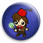 Cartoon Eleventh Doctor In A Fez