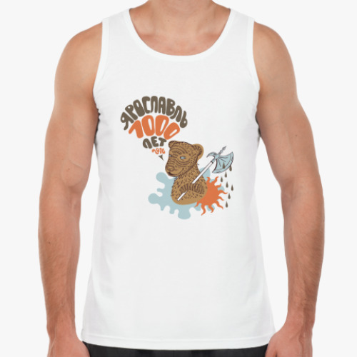 Майка с принтом Ярославль