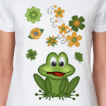 Женская футболка, белая