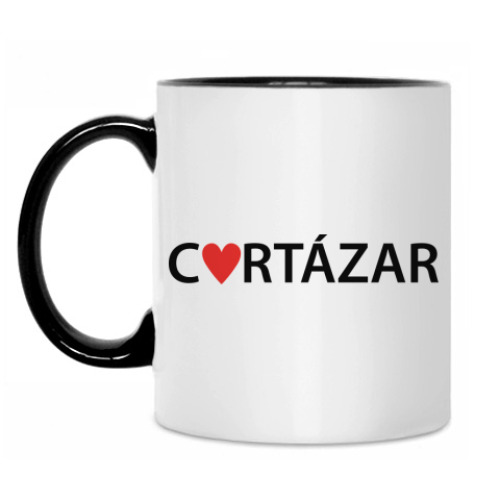 Кружка с принтом 'Кортасар'
