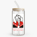 Банка с бамбуковой крышкой