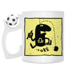 Кружка с футбольным мячиком