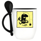 Кружка с ложкой