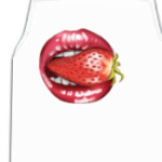 Губы с клубничкой