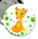 Лисенок в клеверах