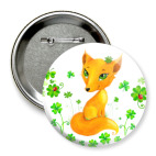 Лисенок в клеверах