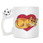 Кружка с футбольным мячиком