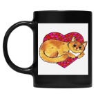 Кружка цветная UV-DTF