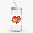 Банка с бамбуковой крышкой