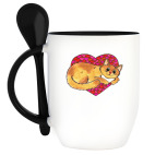 Кружка с ложкой