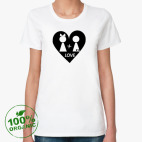 Женская футболка органик