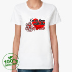 Женская футболка органик