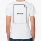 Женская футболка