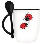 Кружка с ложкой