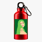 Металлическая бутылка 400 мл UV-DTF