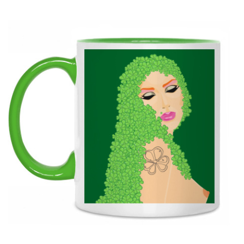 Кружка с принтом Ирландка