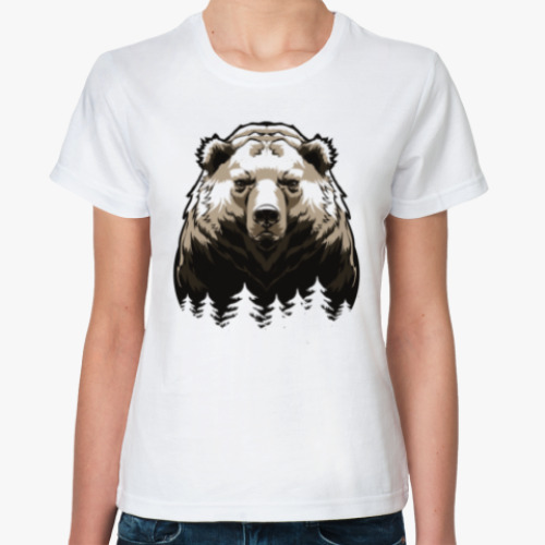 Классическая футболка Суровый Медведь