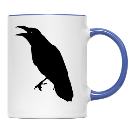 Кружка с принтом 'Ворон'