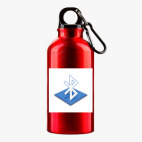 Металлическая бутылка 400 мл UV-DTF