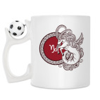 Кружка с футбольным мячиком
