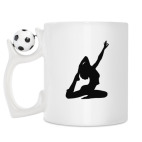 Кружка с футбольным мячиком