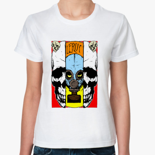 Классическая футболка с принтом  футболка Синтетика