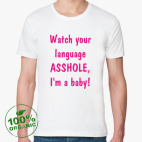 Мужская футболка органик