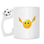Кружка с футбольным мячиком
