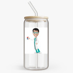 Банка с бамбуковой крышкой