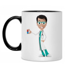 Кружка двухцветная