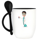 Кружка с ложкой