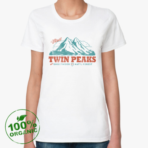 Женская футболка из органик-хлопка Твин Пикс