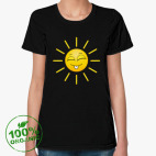 Женская футболка органик