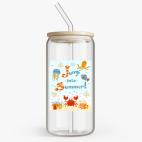 Банка с бамбуковой крышкой