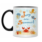 Кружка двухцветная